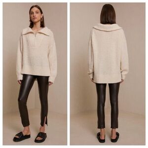 A.L.C. Emile Vegan Leather Legging Black size 8 Q12